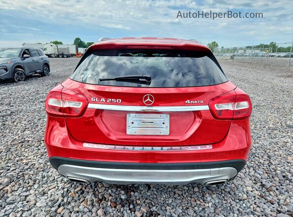 WDCTG4GB6HJ332452 2017 MERCEDES-BENZ GLA Red Rear view