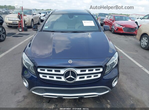 WDCTG4GB6JJ478744 2018 MERCEDES-BENZ GLA 250 Синий Вид задней части салона