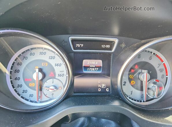 WDCTG4GB7GJ198081 2016 MERCEDES-BENZ GLA Gray Սարքավորումների վահանակի տեսք