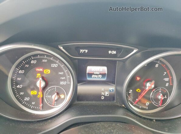 WDCTG4GB7LJ679068 2020 MERCEDES-BENZ GLA Blue Vista del cuadro de instrumentos