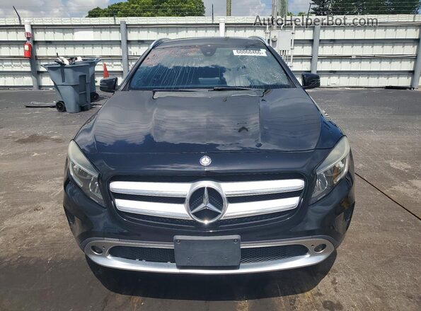 WDCTG4GBXGJ211146 2016 MERCEDES-BENZ GLA Black წინა ხედი
