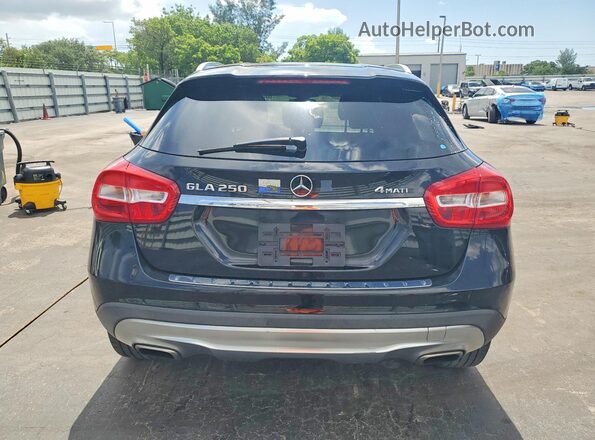 WDCTG4GBXGJ211146 2016 MERCEDES-BENZ GLA Black უკანა ხედი