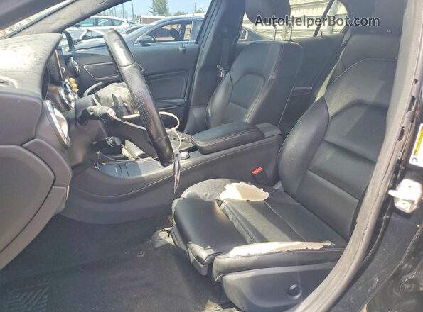 WDCTG4GBXGJ211146 2016 MERCEDES-BENZ GLA Black წინა სალონის ხედი