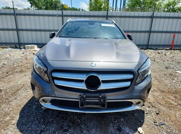 WDCTG4GBXHJ336441 2017 MERCEDES-BENZ GLA Серебряный Вид спереди