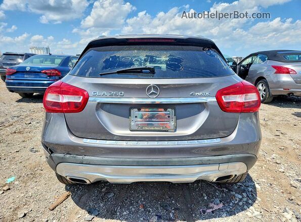 WDCTG4GBXHJ336441 2017 MERCEDES-BENZ GLA Серебряный Вид сзади