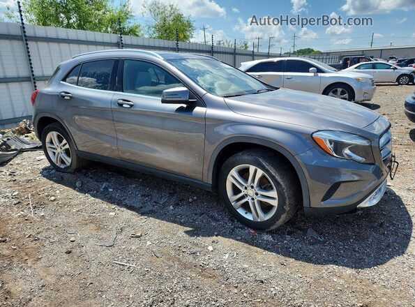 WDCTG4GBXHJ336441 2017 MERCEDES-BENZ GLA Серебряный Передняя правая четверть