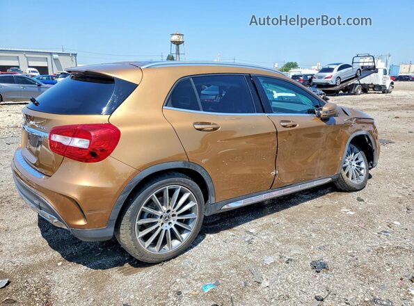 WDCTG4GBXJJ412374 2018 MERCEDES-BENZ GLA Orange Rear right