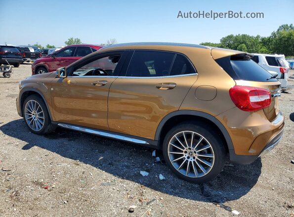WDCTG4GBXJJ412374 2018 MERCEDES-BENZ GLA Orange Rear left