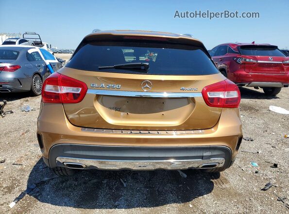 WDCTG4GBXJJ412374 2018 MERCEDES-BENZ GLA Orange Rear view