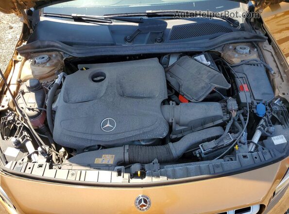 WDCTG4GBXJJ412374 2018 MERCEDES-BENZ GLA Orange Engine compartment view