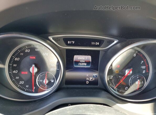 WDCTG4GBXJJ412374 2018 MERCEDES-BENZ GLA Orange Instrument cluster view