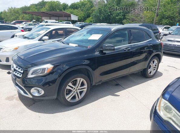 WDCTG4GBXKU011021 2019 MERCEDES-BENZ GLA 250 Black წინა მარცხენა ხედი სამი მეოთხედიდან