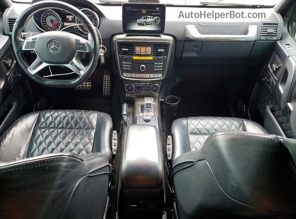 WDCYC7DF2HX282396 2017 MERCEDES-BENZ G-CLASS Black Вид панелі приладів