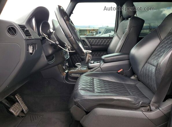 WDCYC7DF2HX282396 2017 MERCEDES-BENZ G-CLASS Black Вид салону спереду