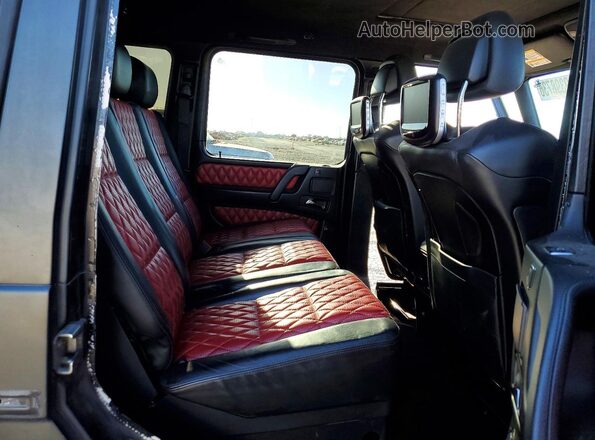 WDCYC7DF9GX243058 2016 MERCEDES-BENZ G-CLASS Black Widok wnętrza z tyłu
