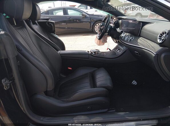 WDD1J6FB1JF018668 2018 MERCEDES-BENZ E-CLASS Black Vista interior delantera