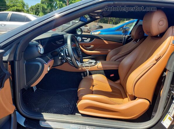 WDD1K6FB6JF034149 2018 MERCEDES-BENZ E Black Widok wnętrza z przodu