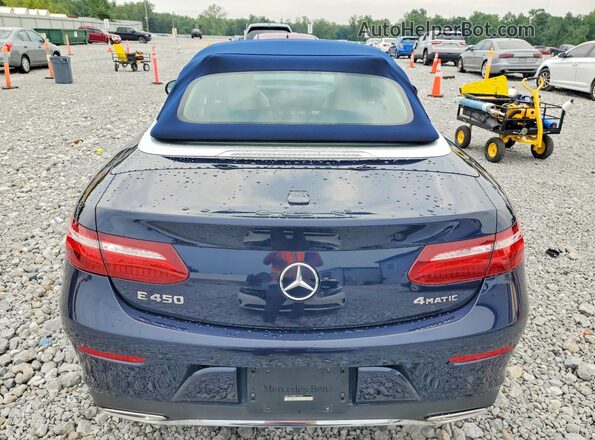 WDD1K6JB0KF114748 2019 MERCEDES-BENZ E Blue უკანა ხედი