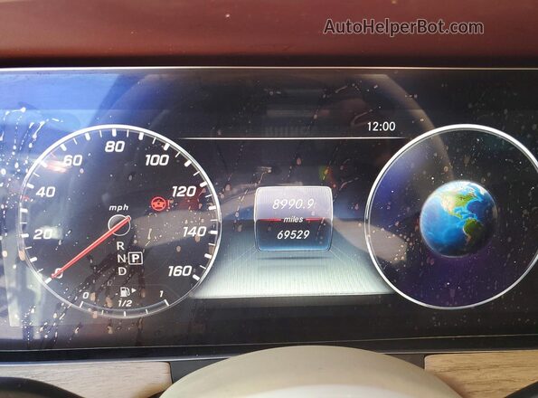 WDD2J5JB3KA030728 2019 MERCEDES-BENZ CLS-CLASS Gray Вид щитка приладів