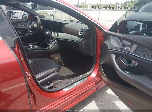 WDD2J5JB5LA049301 2020 MERCEDES-BENZ CLS-CLASS Red Вид салону спереду