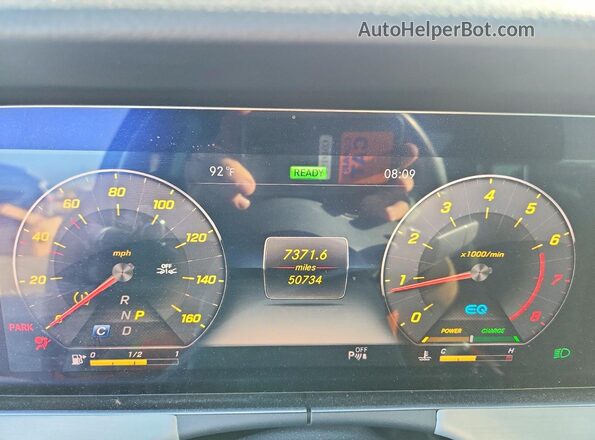 WDD2J5JB7LA049428 2020 MERCEDES-BENZ CLS-CLASS Black ხელსაწყოთა პანელის ხედი