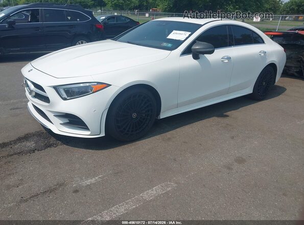 WDD2J5KB1LA052159 2020 MERCEDES-BENZ CLS-CLASS White წინა მარცხენა ხედი სამი მეოთხედიდან