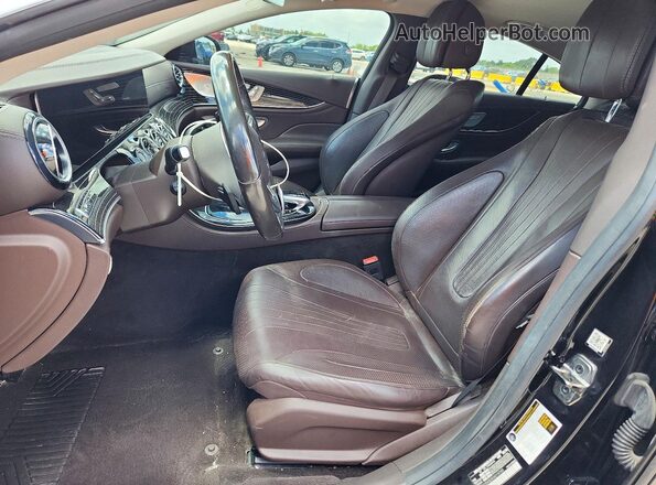 WDD2J5KB2KA019749 2019 MERCEDES-BENZ CLS-CLASS Black Widok wnętrza z przodu