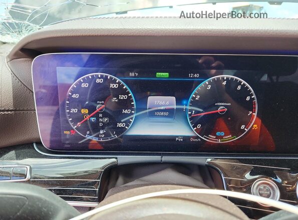 WDD2J5KB2KA019749 2019 MERCEDES-BENZ CLS-CLASS Black Widok zestawu wskaźników