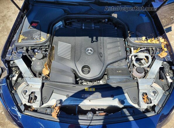 WDD2J5KB5KA016246 2019 MERCEDES-BENZ CLS-CLASS Blue Rear interior view