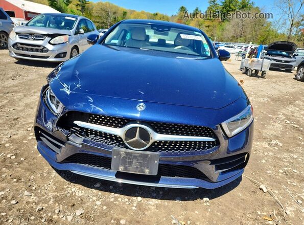 WDD2J5KB5KA016246 2019 MERCEDES-BENZ CLS-CLASS Blue Front view