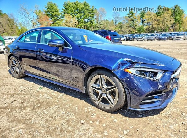 WDD2J5KB5KA016246 2019 MERCEDES-BENZ CLS-CLASS Blue Front right
