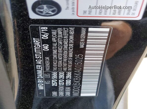 WDD2J5KB6KA015025 2019 MERCEDES-BENZ CLS-CLASS Black Widok komory silnika