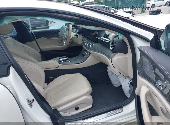 WDD2J6BB6LA052776 2020 MERCEDES-BENZ AMG CLS 53 White Widok wnętrza z przodu