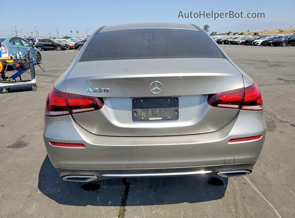 WDD3G4EB1KW016000 2019 MERCEDES-BENZ A Silver Вид ззаду