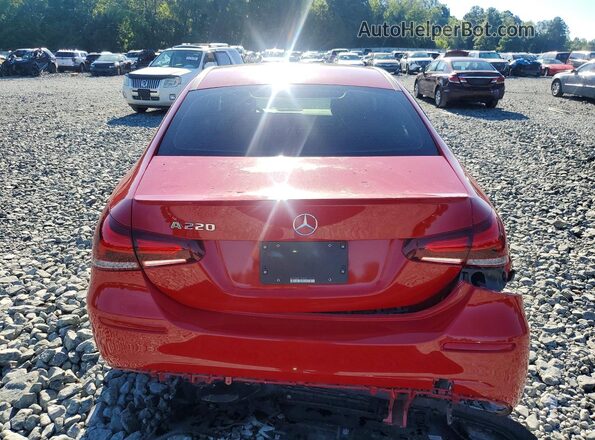 WDD3G4EB1LW038760 2020 MERCEDES-BENZ A Red Vista trasera