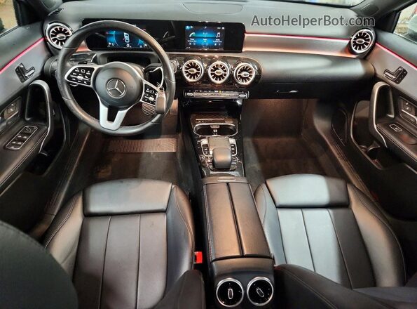 WDD3G4EB2KW033629 2019 MERCEDES-BENZ A White Вид панелі приладів