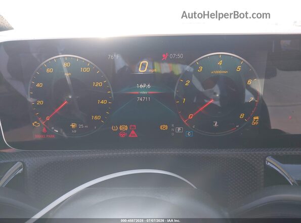 WDD3G4EB3KW006374 2019 MERCEDES-BENZ A 220 Gray Հետևի նստատեղերի տեսք