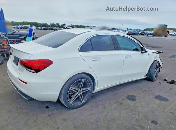 WDD3G4EB3KW024888 2019 MERCEDES-BENZ A Белый Задняя правая четверть