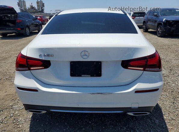 WDD3G4EB4KW027461 2019 MERCEDES-BENZ A White Rear view