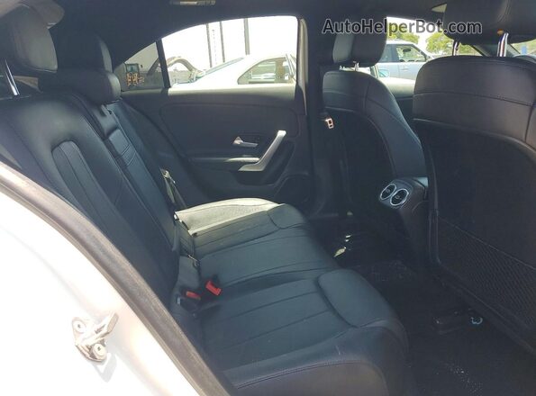 WDD3G4EB4KW027461 2019 MERCEDES-BENZ A White Rear seats view