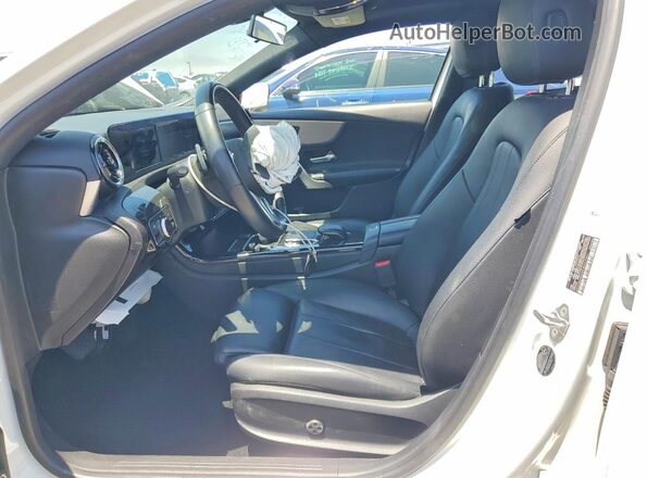 WDD3G4EB4KW027461 2019 MERCEDES-BENZ A White Front interior view