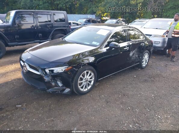 WDD3G4EB5KW003119 2019 MERCEDES-BENZ A 220 Black Առջևի ձախ երեք քառորդ տեսարան