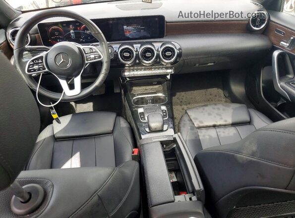 WDD3G4EB6KW025081 2019 MERCEDES-BENZ A Charcoal წინა პანელის ხედი