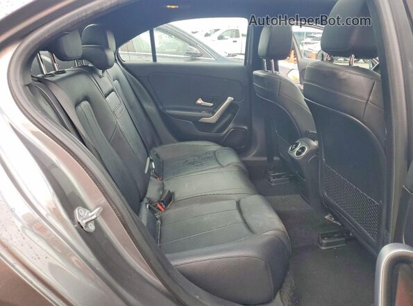 WDD3G4EB6KW025081 2019 MERCEDES-BENZ A Charcoal უკანა სავარძლების ხედი