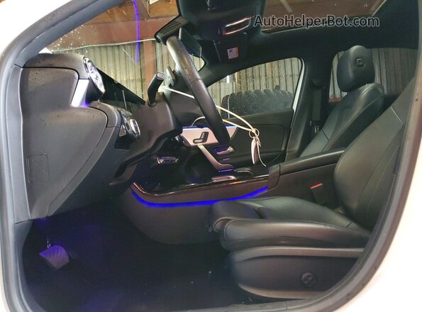 WDD3G4EB7KW021119 2019 MERCEDES-BENZ A White Front interior view