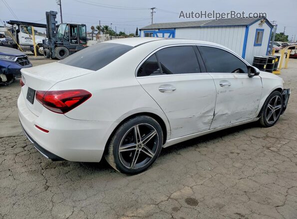WDD3G4EB9KW000434 2019 MERCEDES-BENZ A White უკანა მარჯვენა