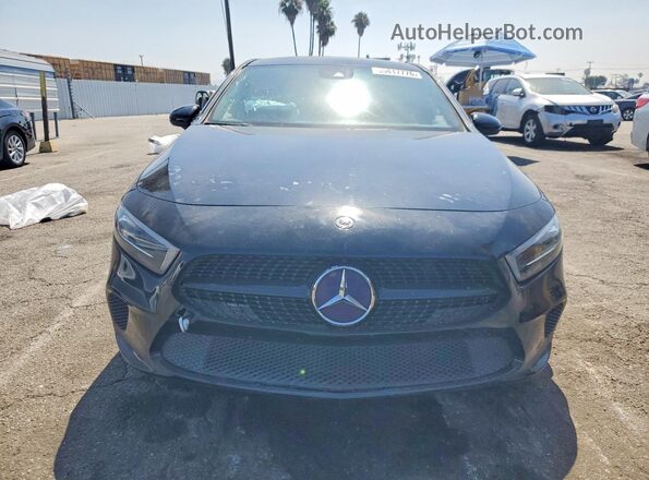 WDD3G4EBXKW017243 2019 MERCEDES-BENZ A Black Front view