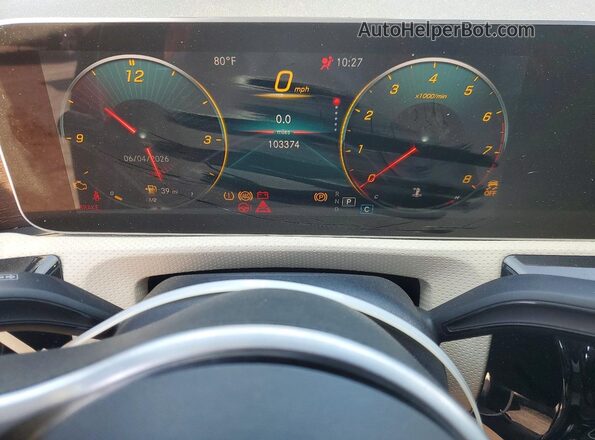 WDD3G4EBXKW017243 2019 MERCEDES-BENZ A Black Instrument cluster view