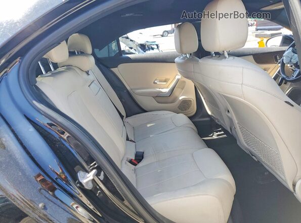 WDD3G4EBXKW017243 2019 MERCEDES-BENZ A Black Rear seats view