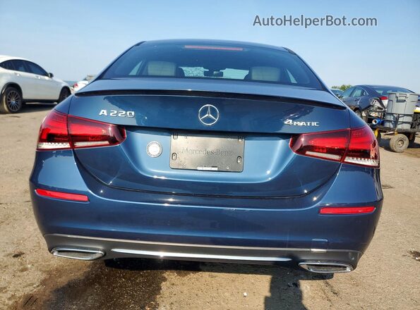 WDD3G4FB1LW039633 2020 MERCEDES-BENZ A Blue Rear view